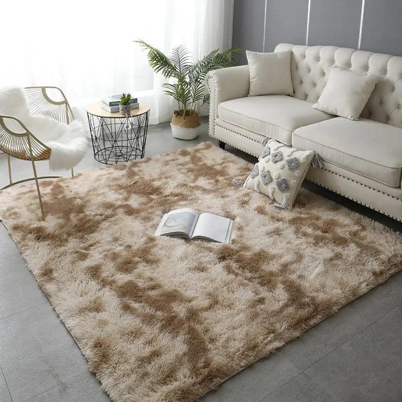 Tie-dye Plush Carpet