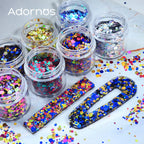 Holographic Mixed Bubbles for Epoxy Resin