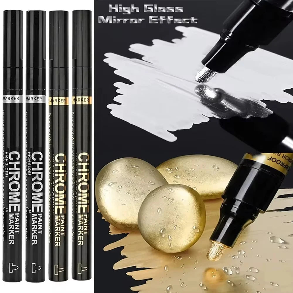 5/1pcs Chrome Pen Marker