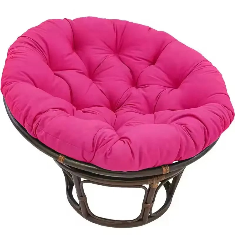 Solid Color Round Hanging Seat Cushion