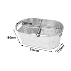 Metal Oval Galvanized Bucket