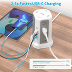 Extension Tower,  plug-in / fast charging,