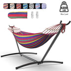 Hammock with Adjustable Stand, 600lb Capacity