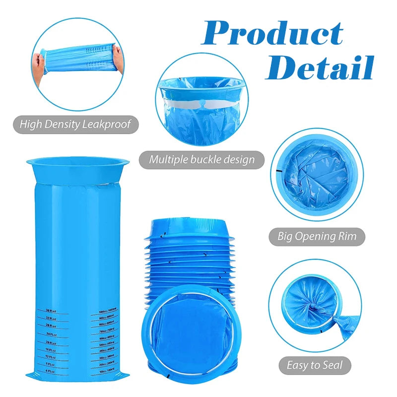 Portable Disposable Sickness Plastic Bag