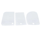 3Pcs Cream Scrapers