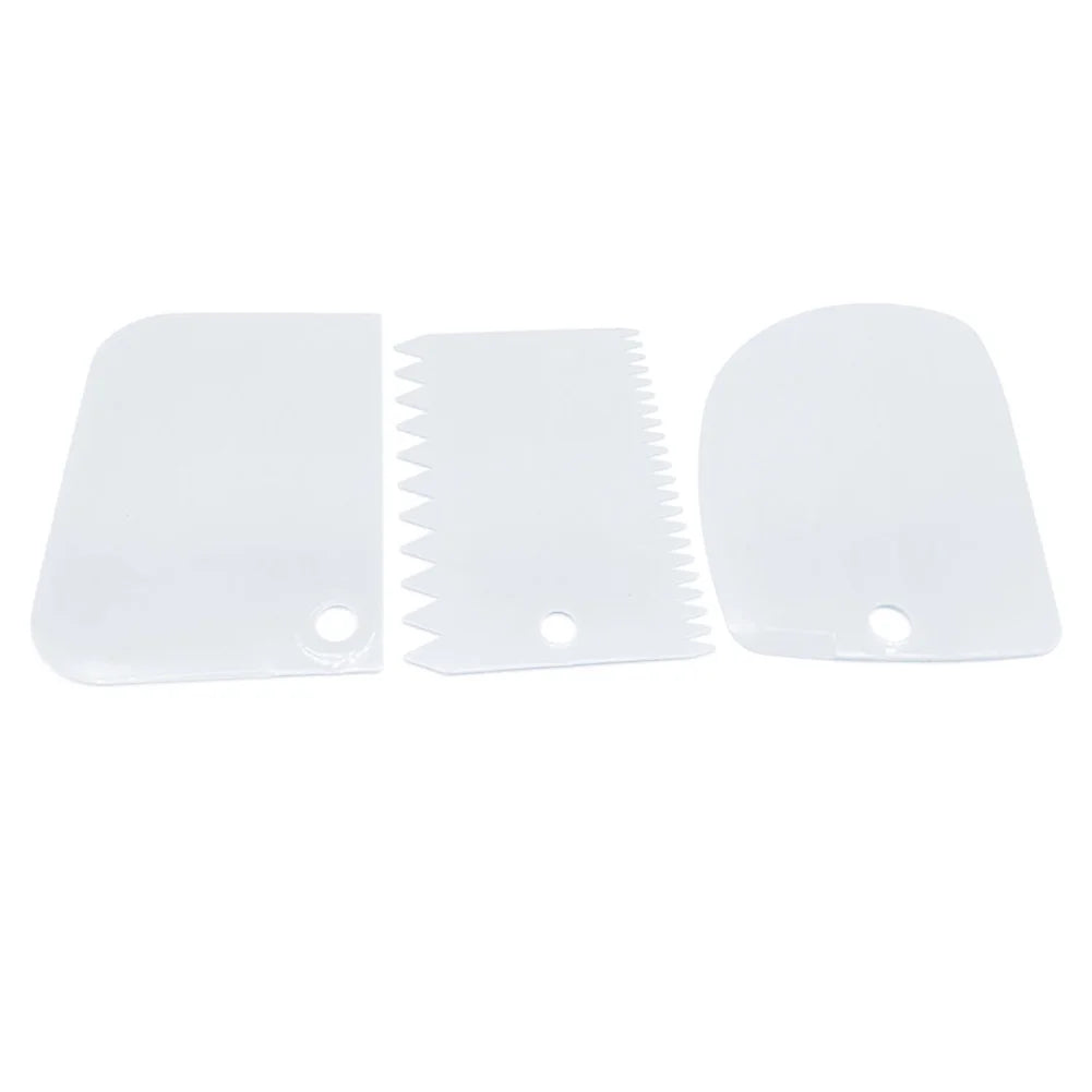 3Pcs Cream Scrapers