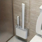 3-Piece Silicone Toilet Brush Set