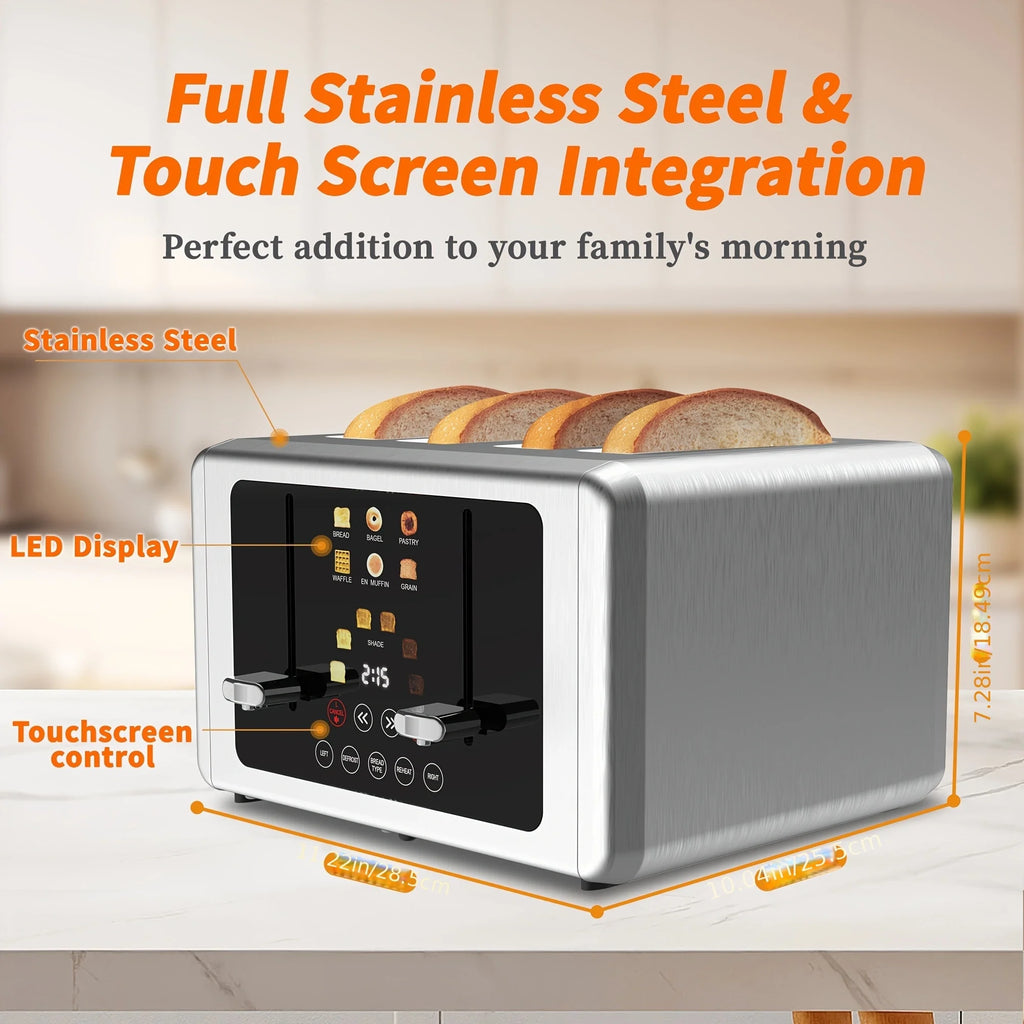 Toaster 4 Slice, Touchscreen