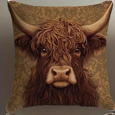 Highland Cows Pillow Covers