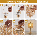 Crystal Table Lamp