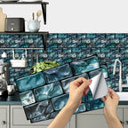 Vintage Faux Wall Tile Self-Adhesive Decal
