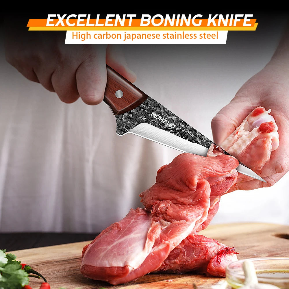 14pcs Kitchen Knives Set / Sharpener