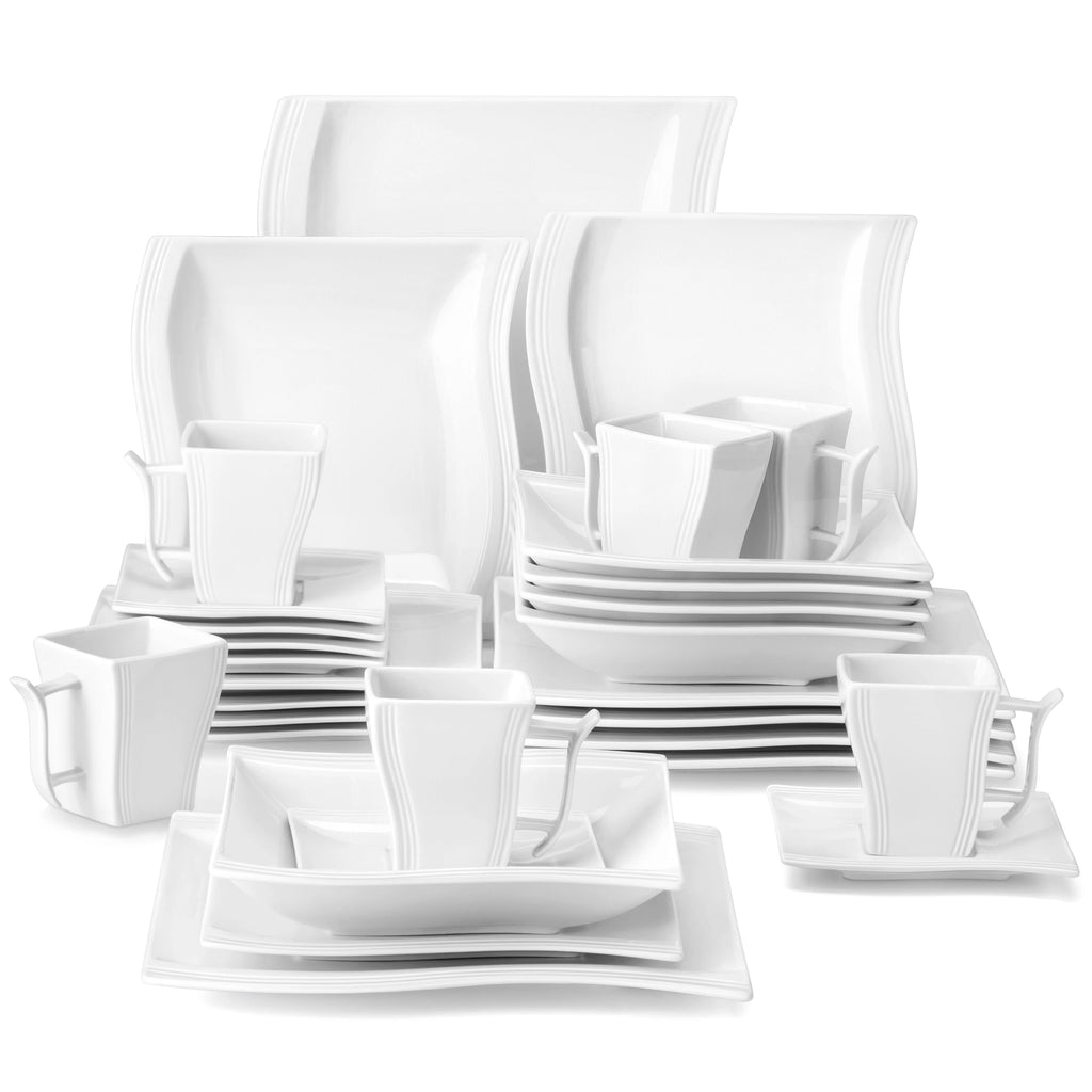 30/60 Pc. White Dinner Set / 12