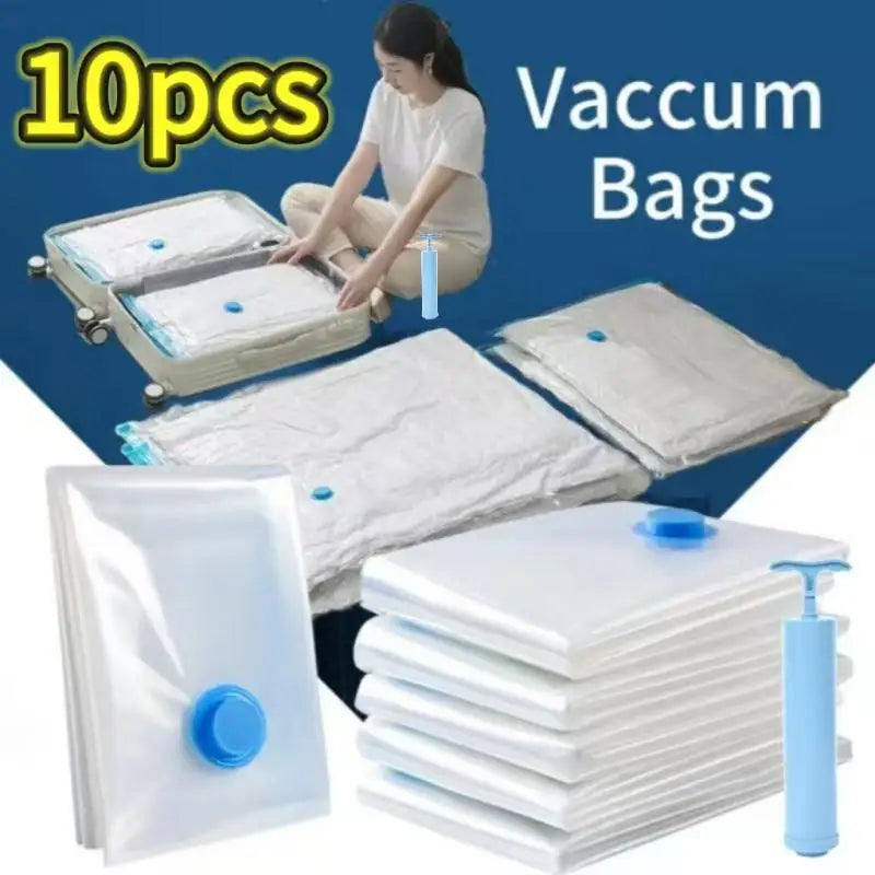 1-10pcs Thickened Vacuum Compression Bag