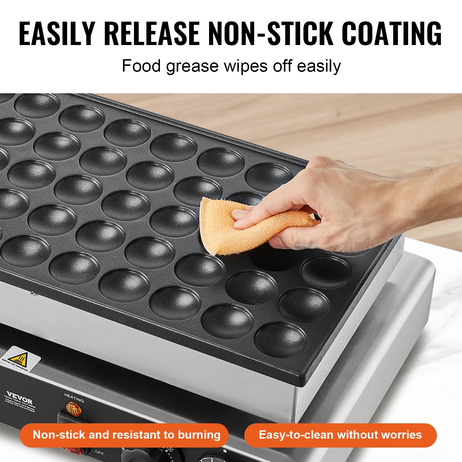 Mini Pancake Maker  Dual Temp / Time Control