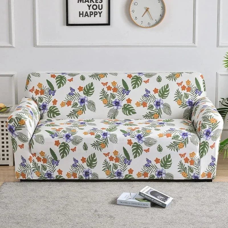 Printed Elastic Sofa Cover