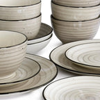 24-Piece Stoneware Dinnerware Set