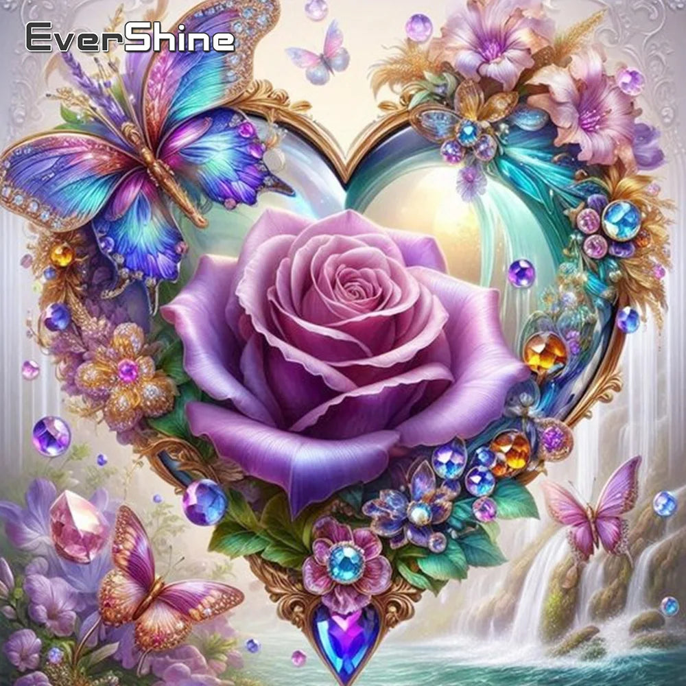 Diamond Painting Rose Flower
