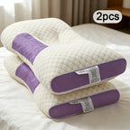 2 Braided Neck Pillows/ Detachable Pillowcase