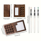 Watercolor Art Painting Kit , Clip ,Water Brush