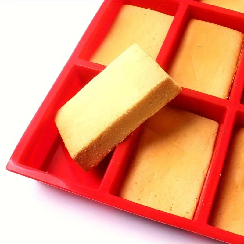 1pc 9-Cavity Silicone Mini Loaf Pan