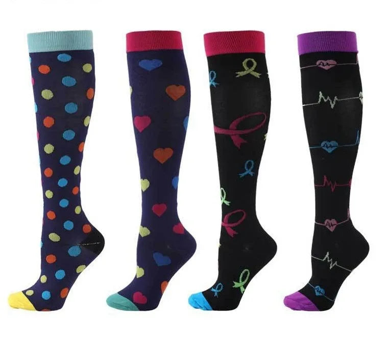 4 Pairs Compression Socks