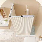 Foldable Shower Curtain / Hooks, Ties