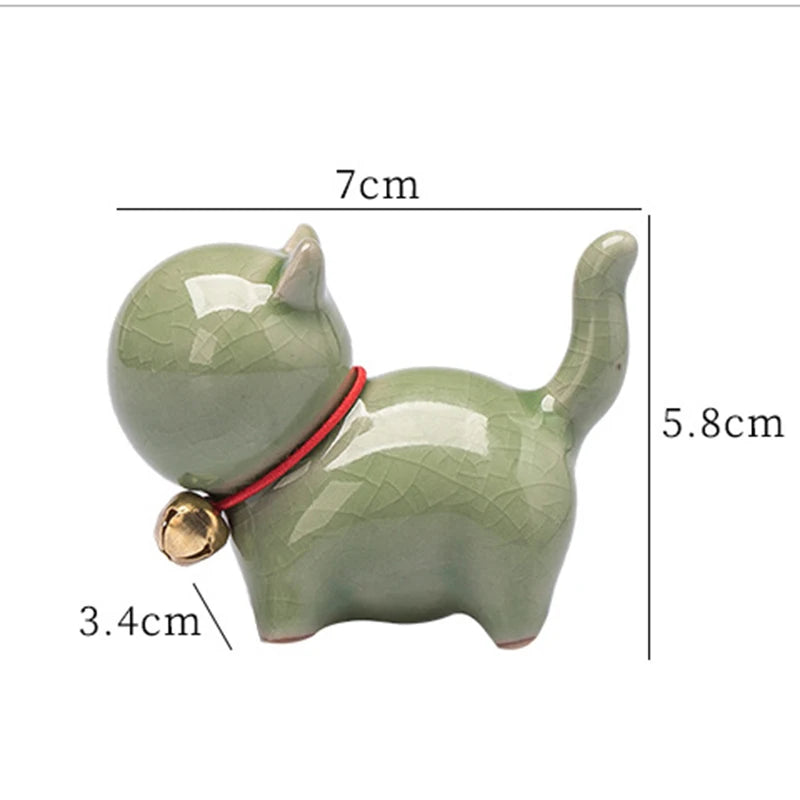Ceramic Kitten Ornament