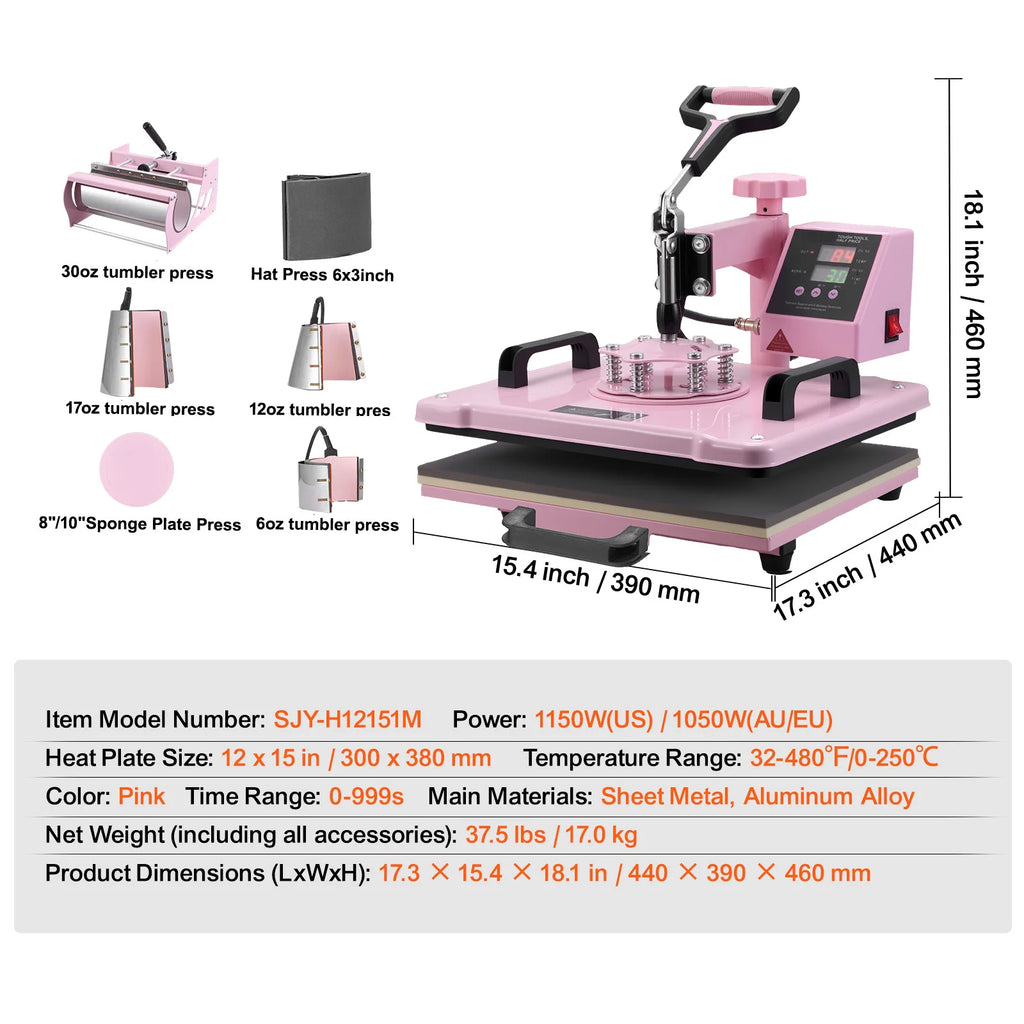 Heat Press Machine , T-Shirts/Hats/Plates