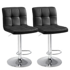 Leather Bar Stools Set of 2