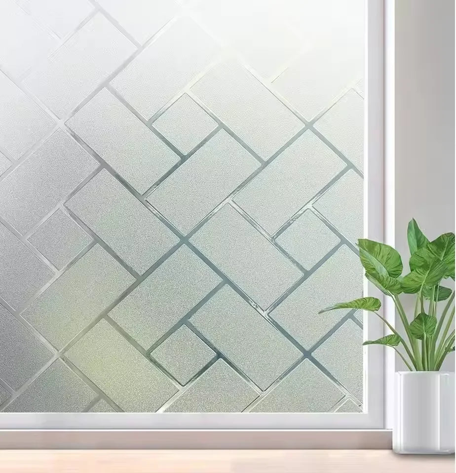 Window privacy film frosted glass