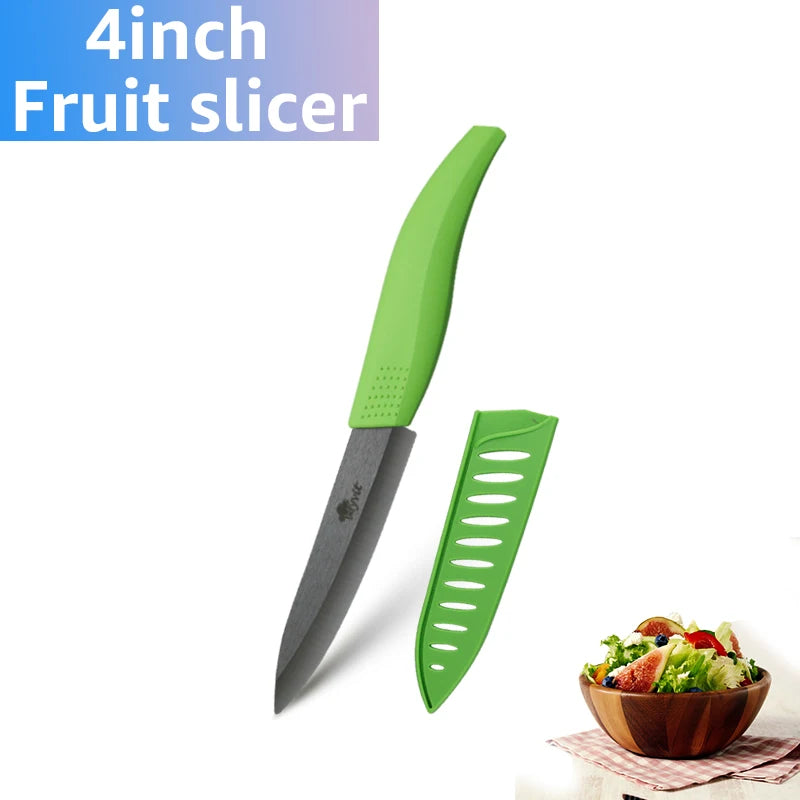 Black Ceramic Chef Knives Cooking Set