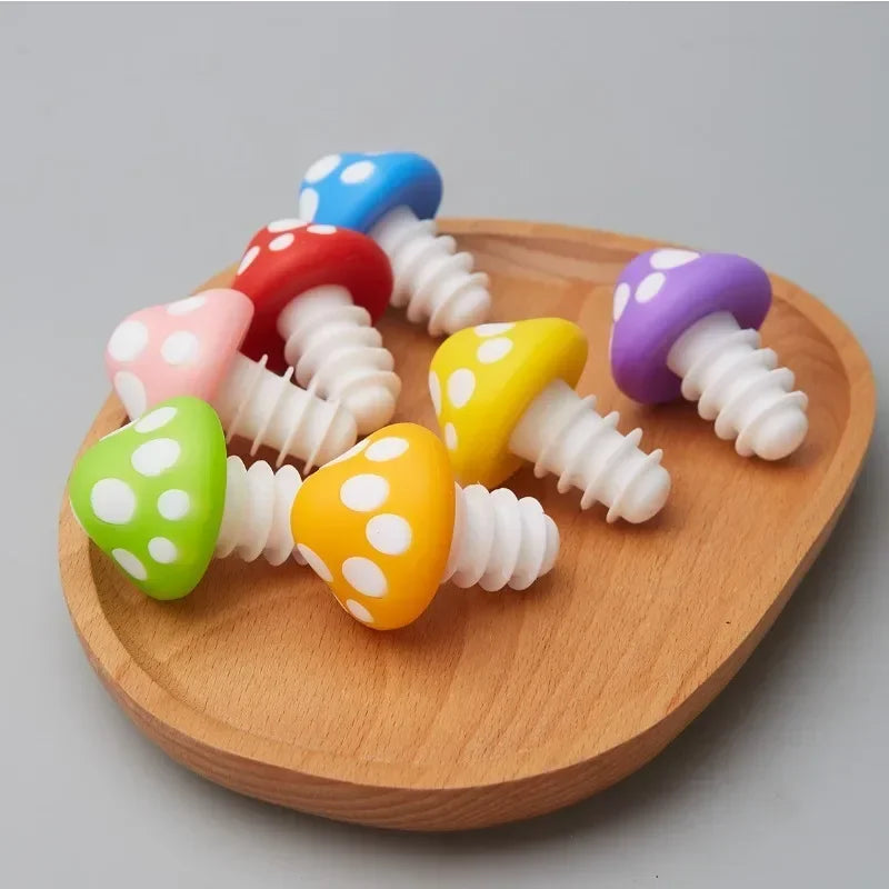 Silicone Mushroom Wine Stoppers