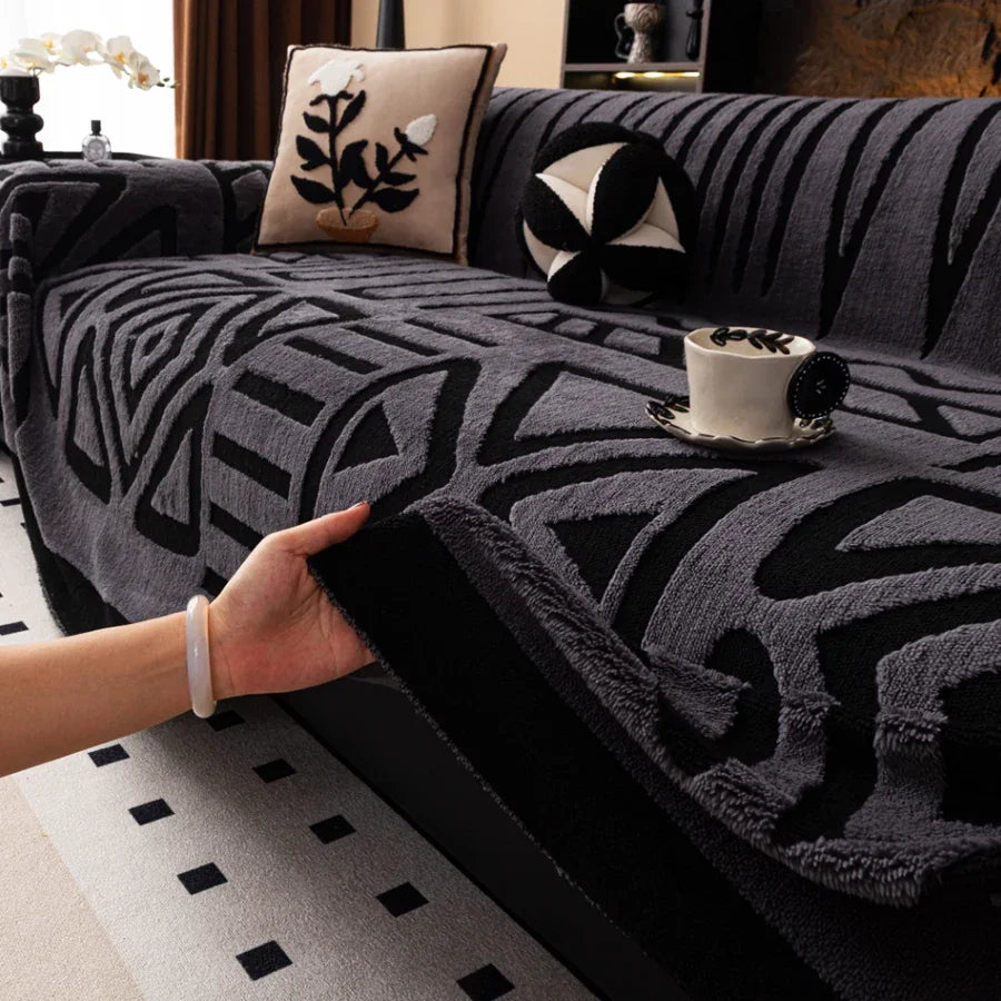 1pc Sofa Protector,  Anti-slip Protection,