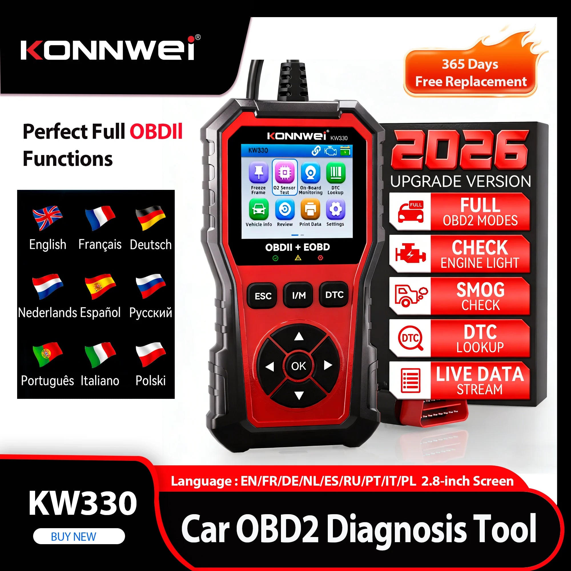 Car OBD2 Diagnosis Tool Scanner