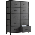 Bedside Table / 10 Fabric Drawers