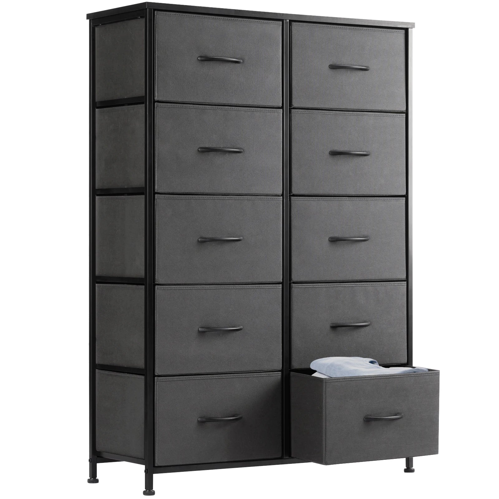 Bedside Table / 10 Fabric Drawers