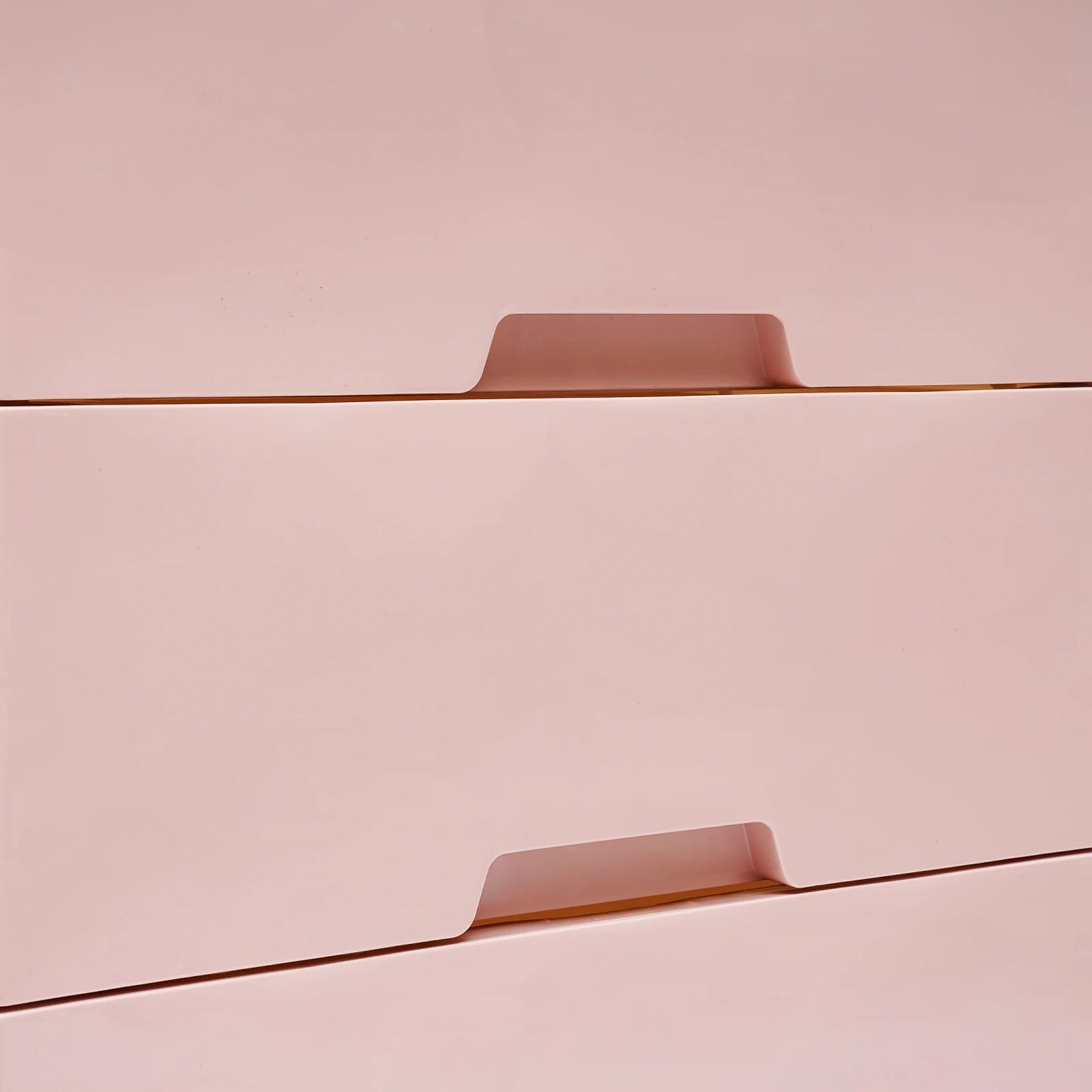 Pink Storage Cabinet/ 6 Drawers/ Lock