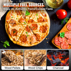 12inch Outdoor Oven Charcoal Pizza Grill