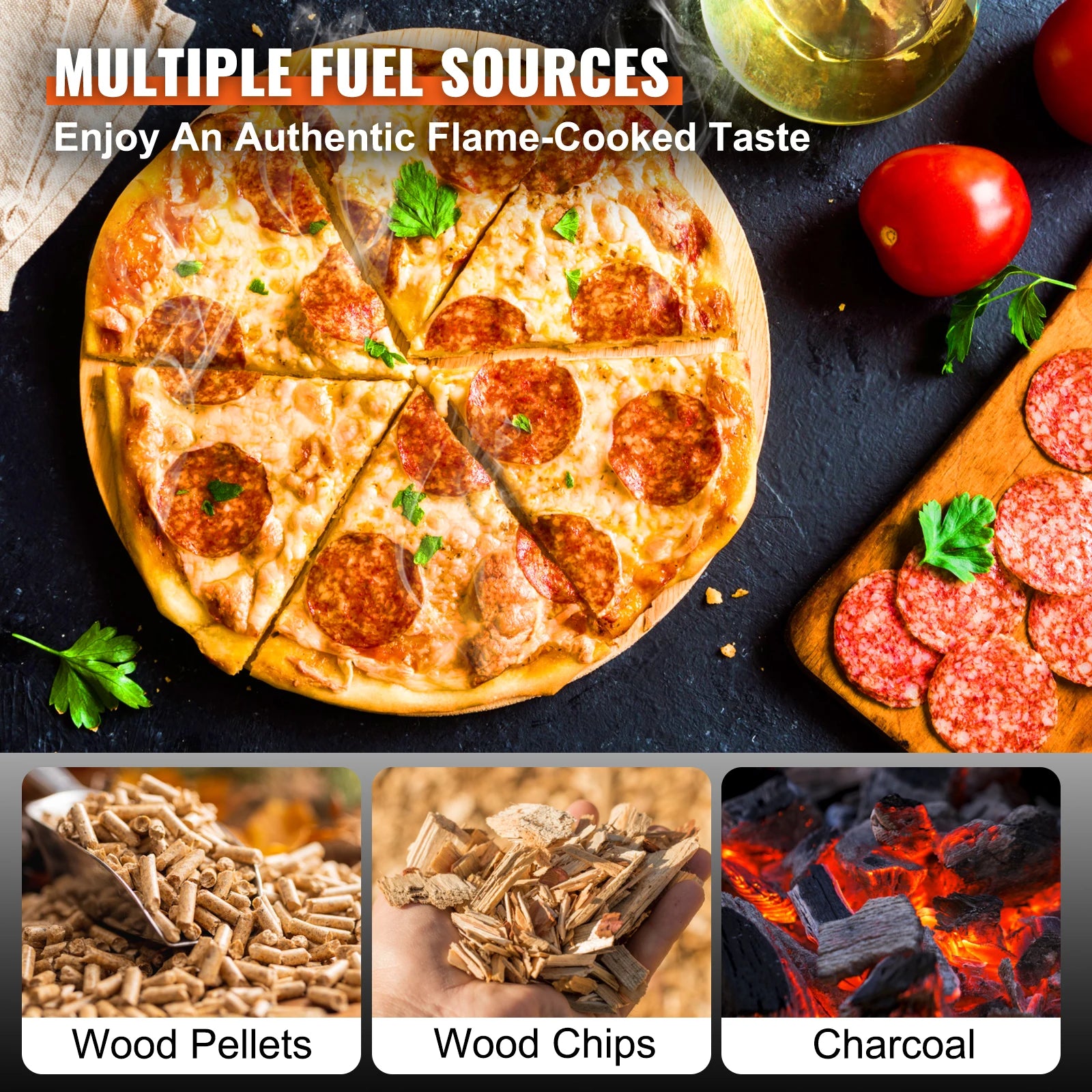 12inch Outdoor Oven Charcoal Pizza Grill