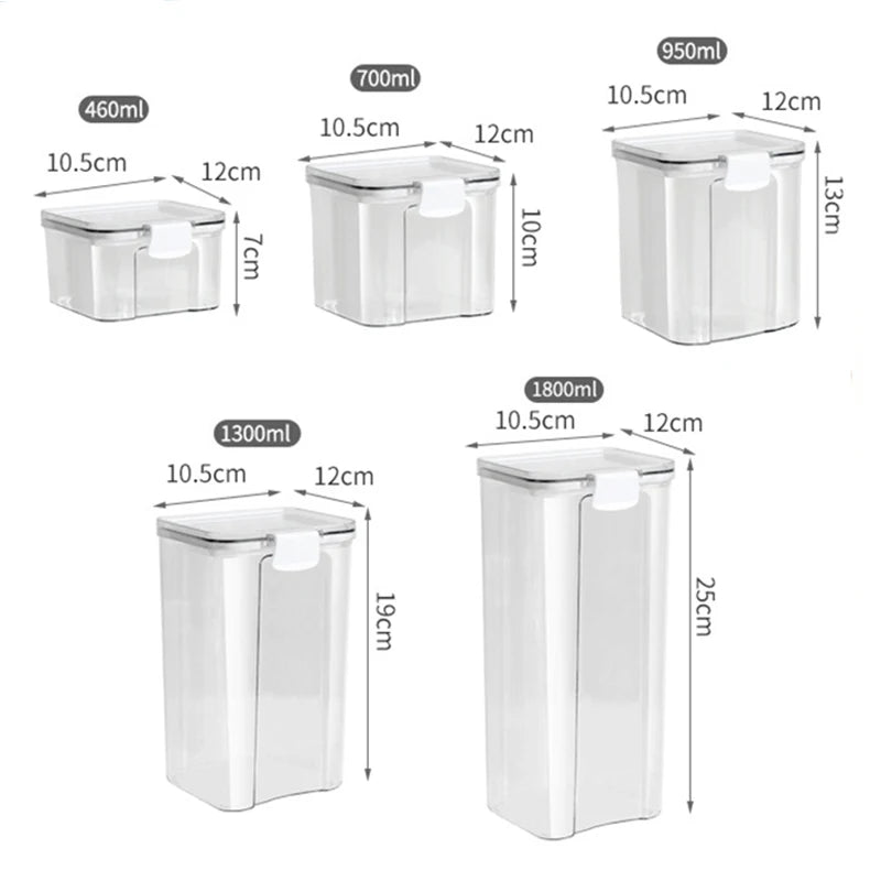 Storage Organizer Jars Set