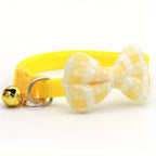 Adjustable Plaid Collar Tie Knot