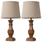 Dimmable( 2) Farmhouse Table Lamps