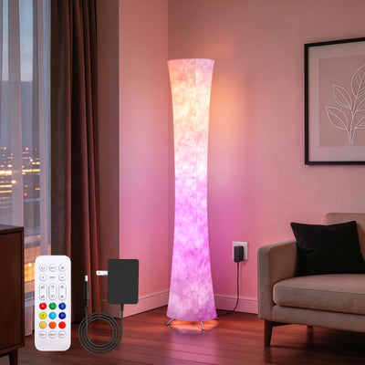 1pc Round Smart Floor Lamp