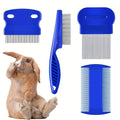 Pet- 4 Flea, Lice Combs, Stainless Steel