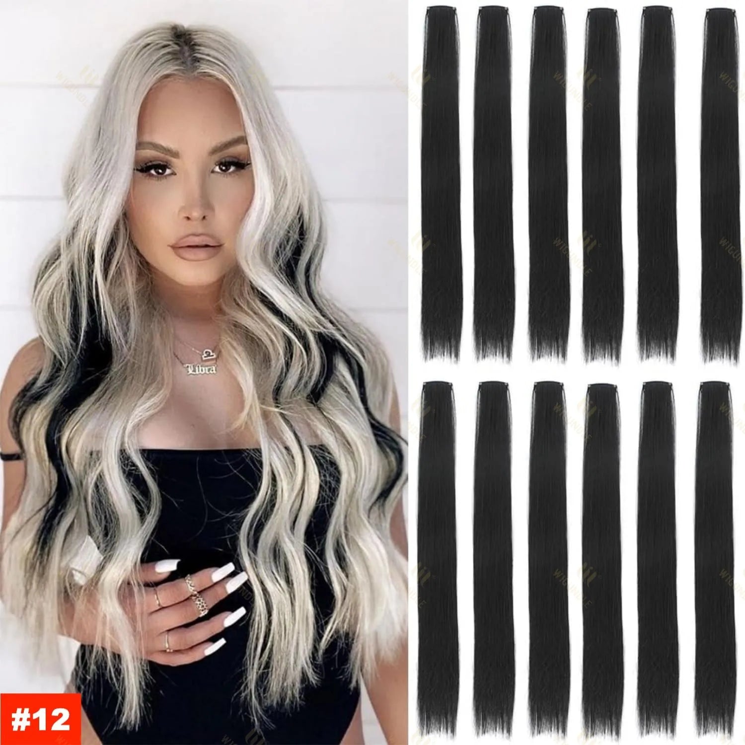 18 Color Clip Style Hair Extensions