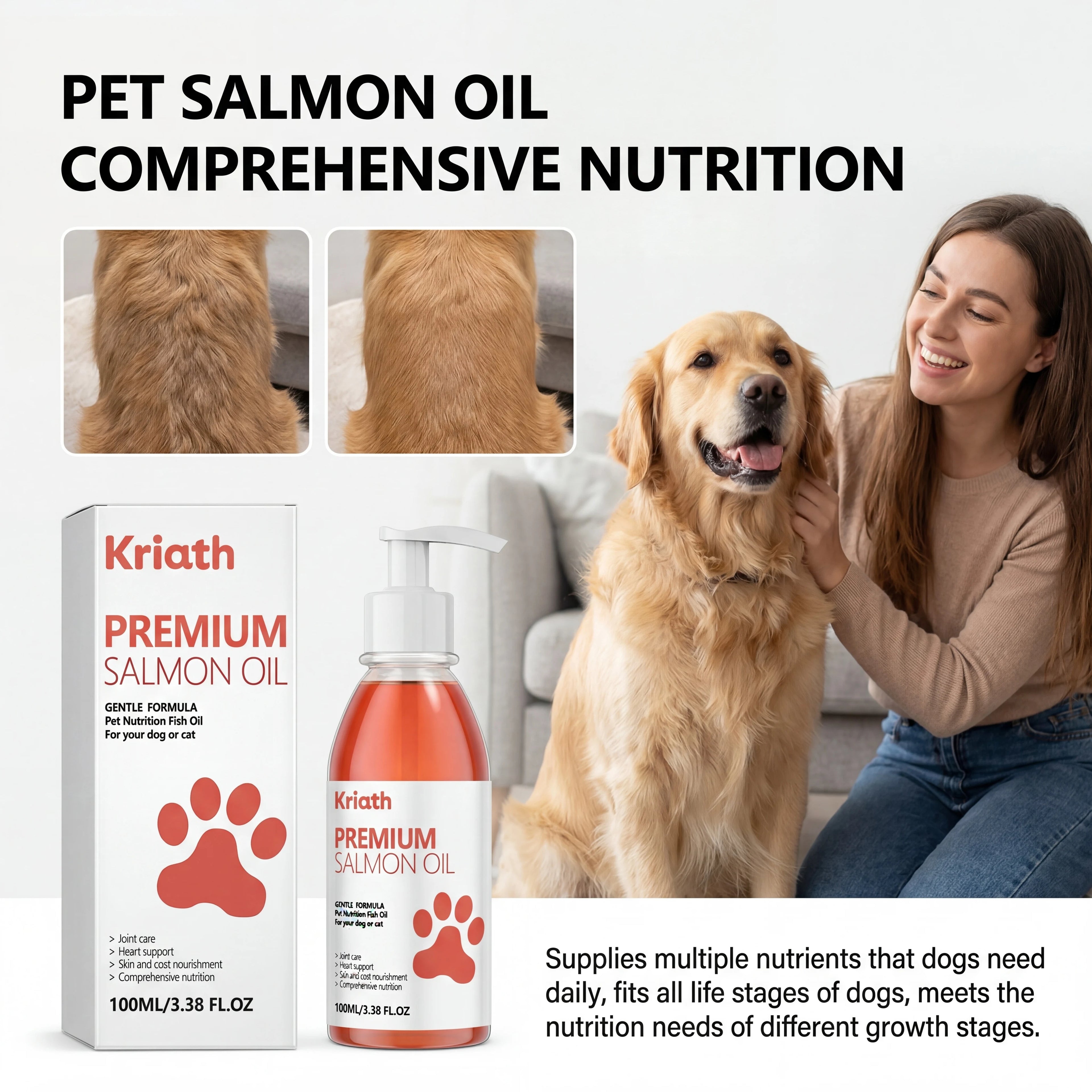 Natural Salmon Oil for Pets