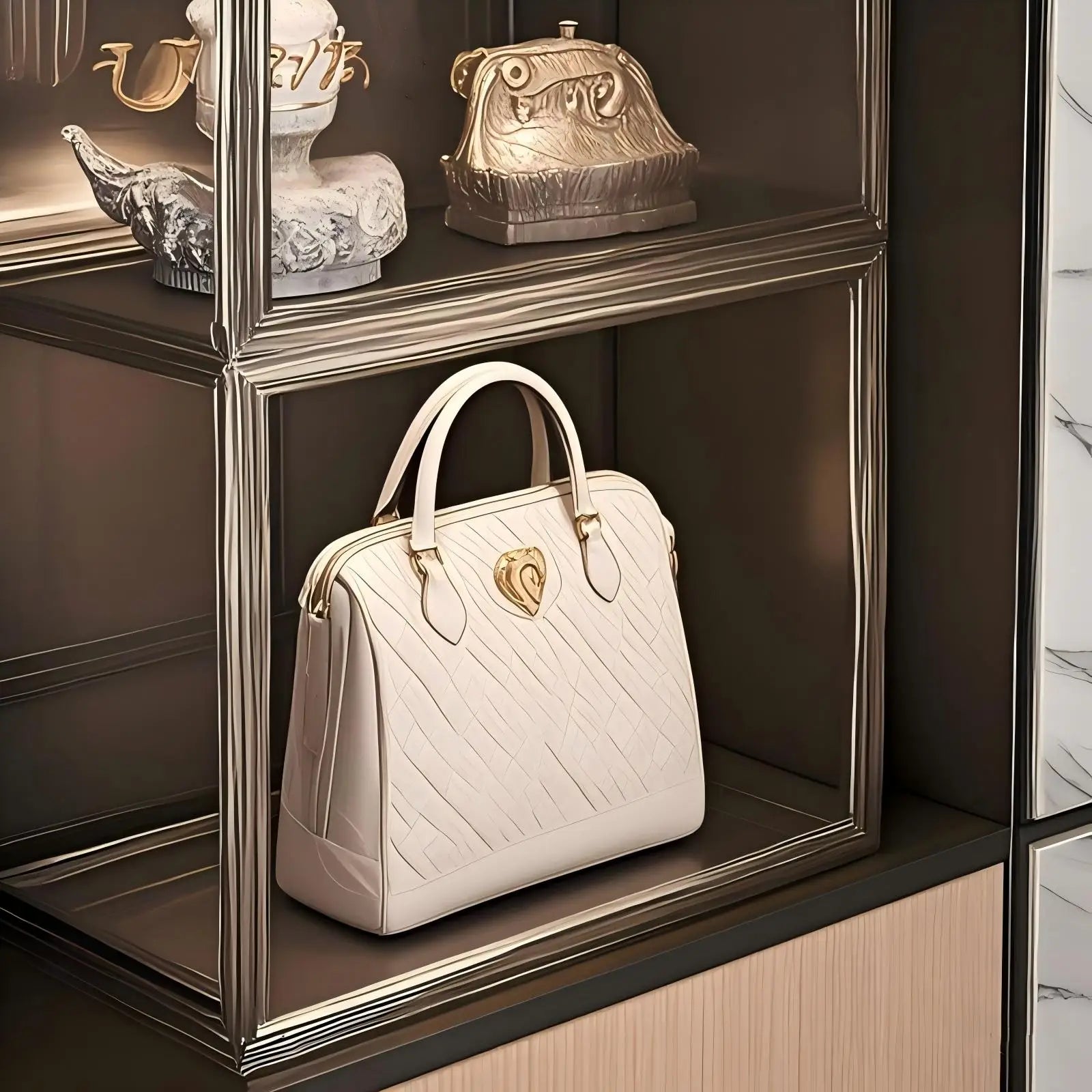 1pc/3pcs Clear Display Case Large Storage, Acrylic