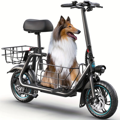 Electric Scooter / Basket for Pet/ Foldable Electric Scooter