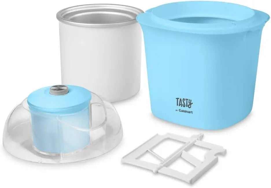 Compact Blue Ice Cream Maker